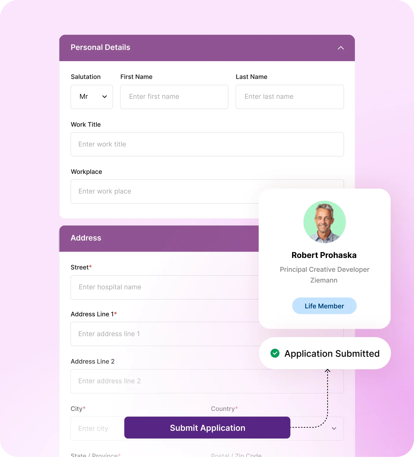 Online Application Forms